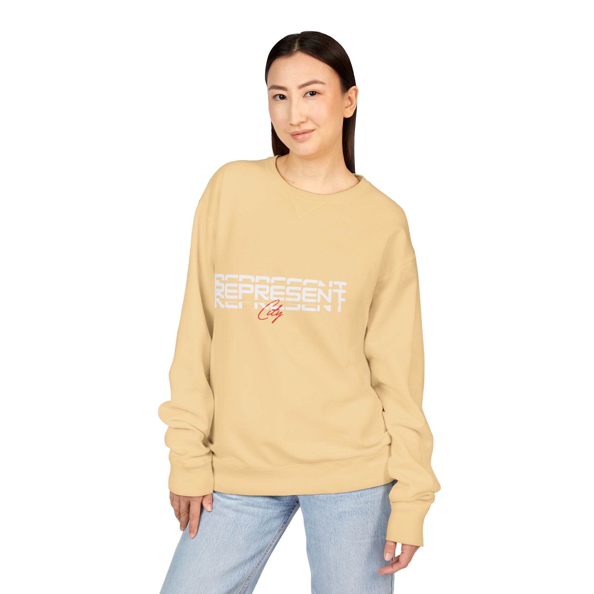 Trendy Unisex Graphic Sweatshirt - Represent Crewneck