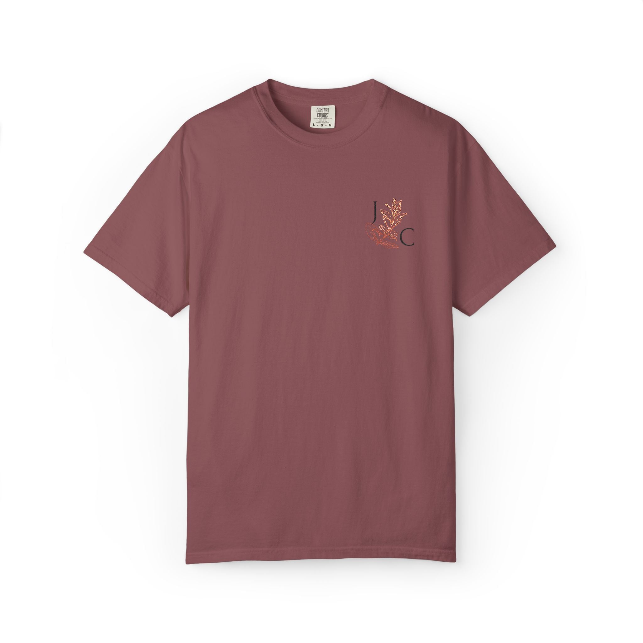 JC's Flower embordered T‑Shirt