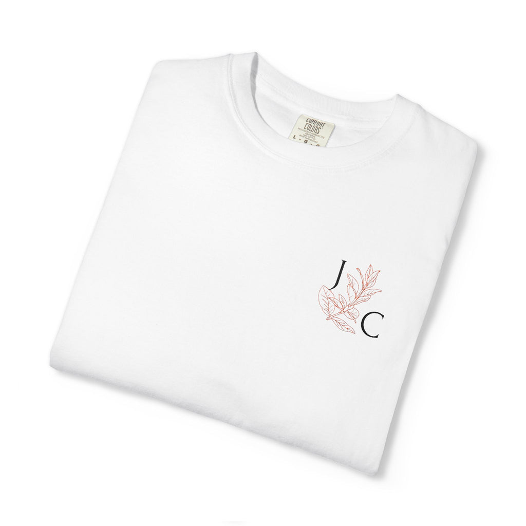 JC's Flower embordered T‑Shirt