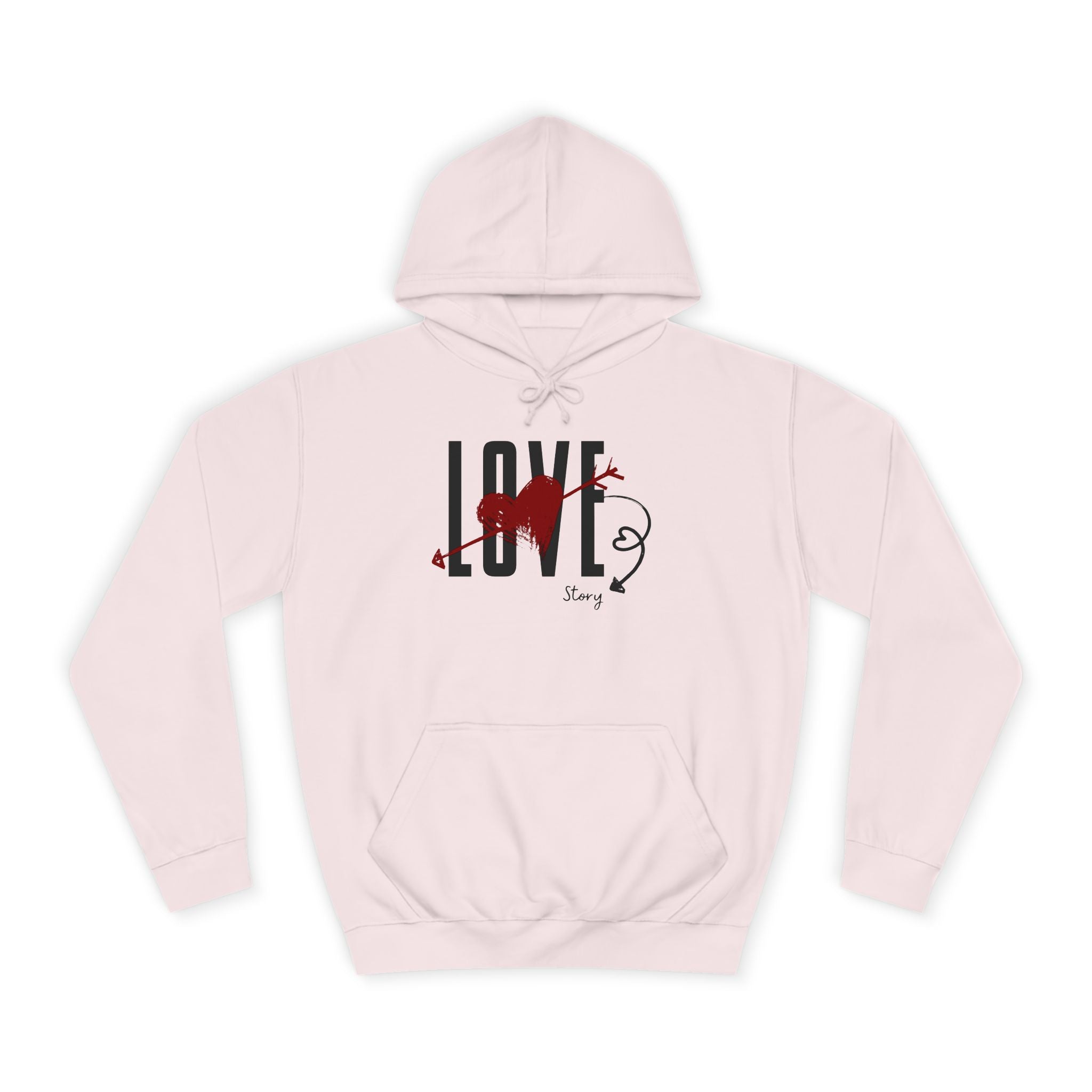 Love Heart Arrow Hoodie – Romantic College Pullover