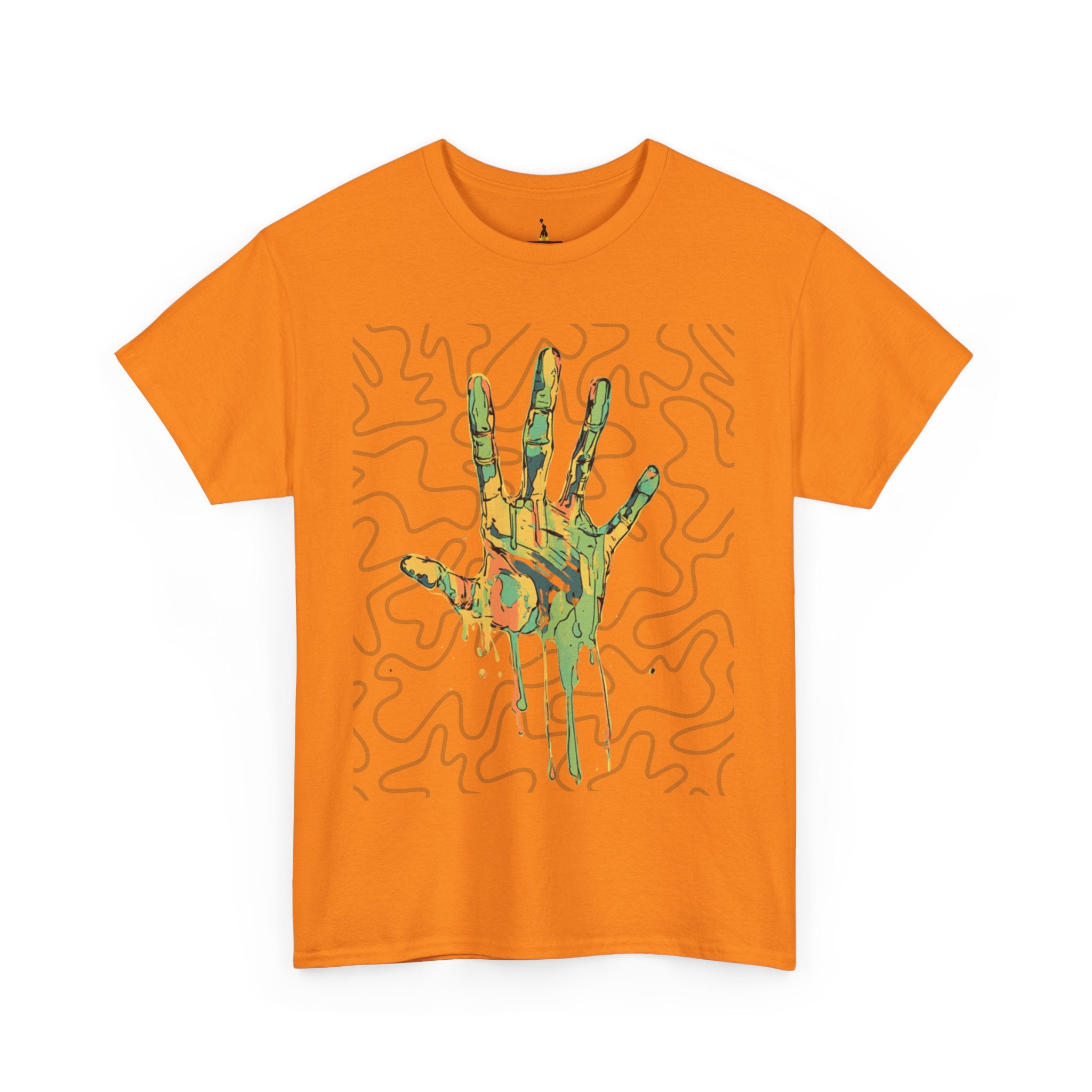 Vibrant Hand Art Tee 1