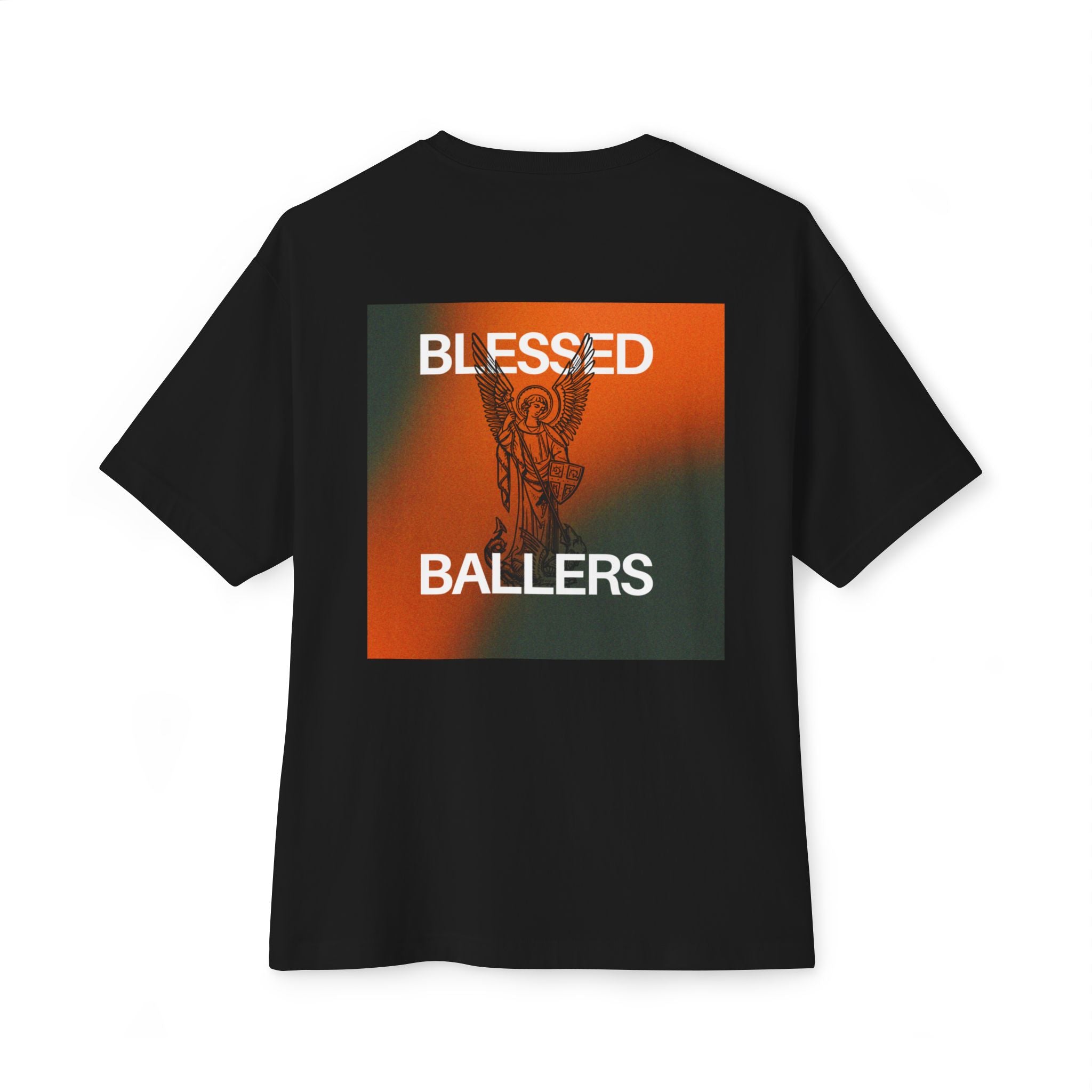 Unisex Oversized Boxy Tee - Blessed Ballers Graphic Shirt