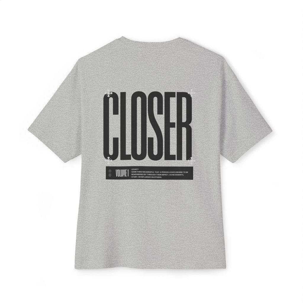 Closer Graphic Tee — Oversized Boxy Pink T‑Shirt