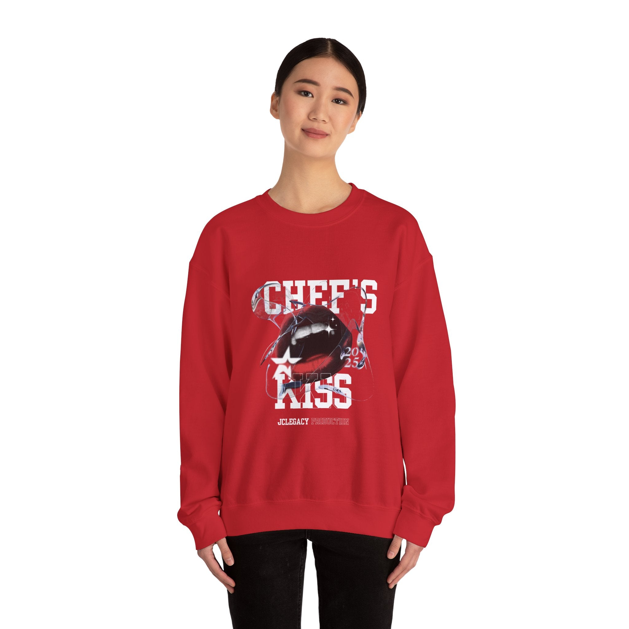 'Chef's Kiss' Unisex Crewneck Sweatshirt Graphic Pullover
