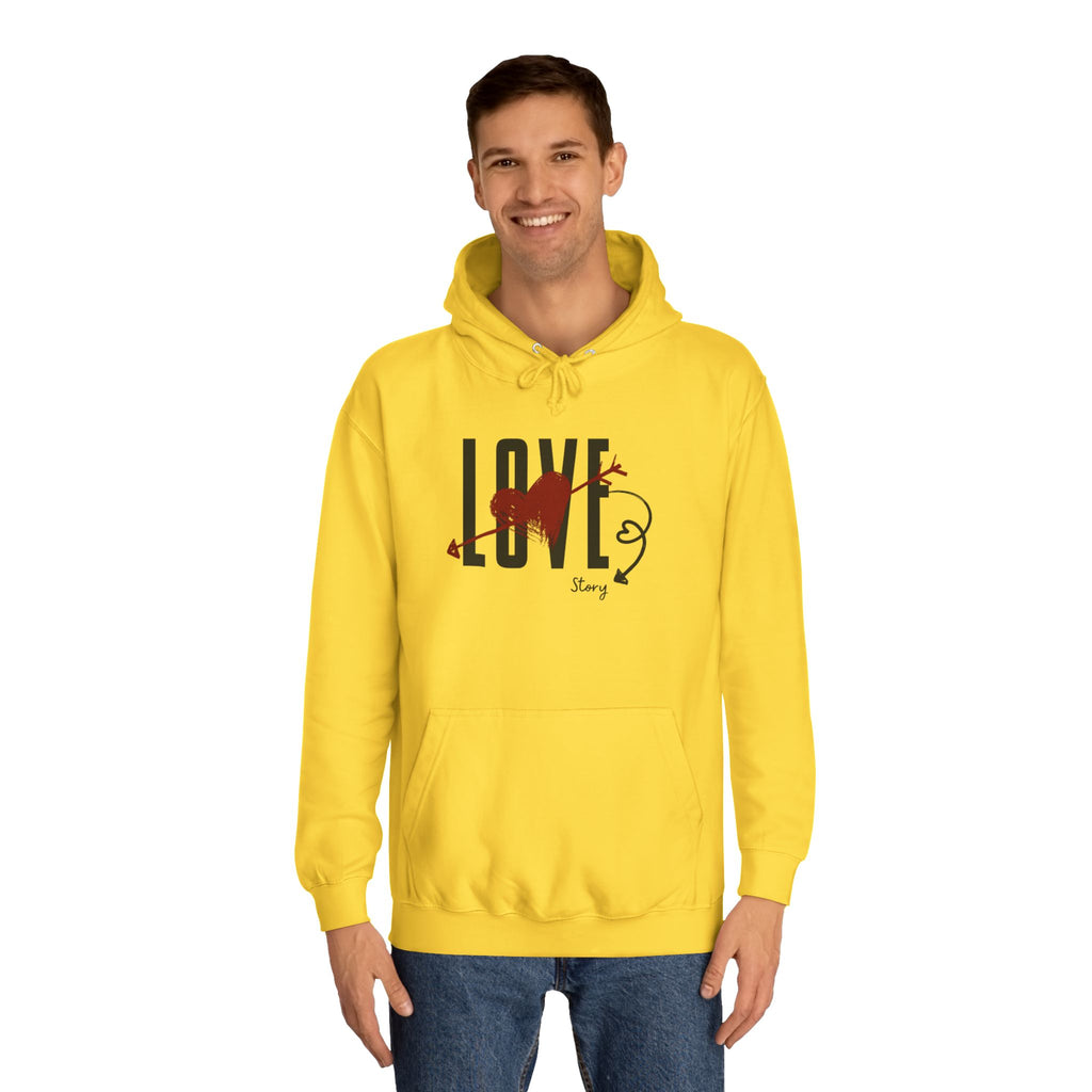Love Heart Arrow Hoodie – Romantic College Pullover