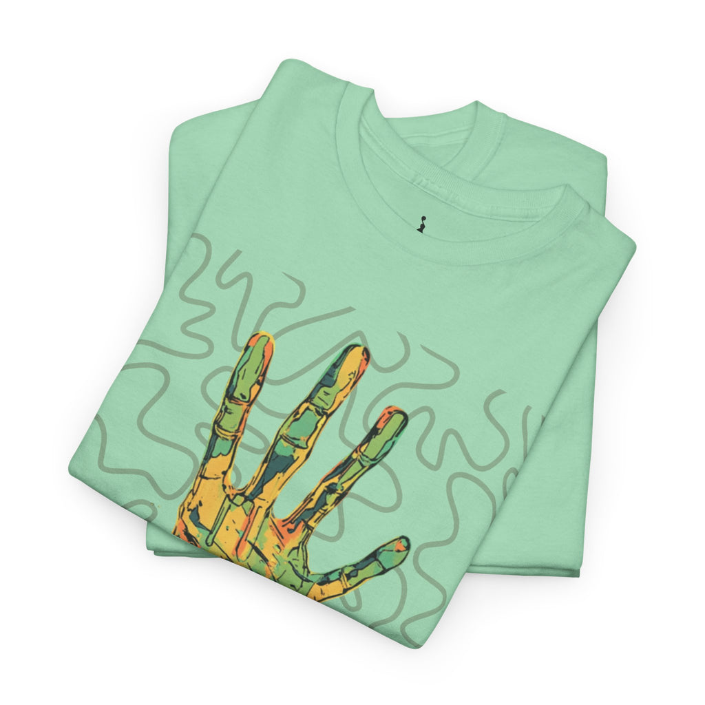 Vibrant Hand Art Tee 1