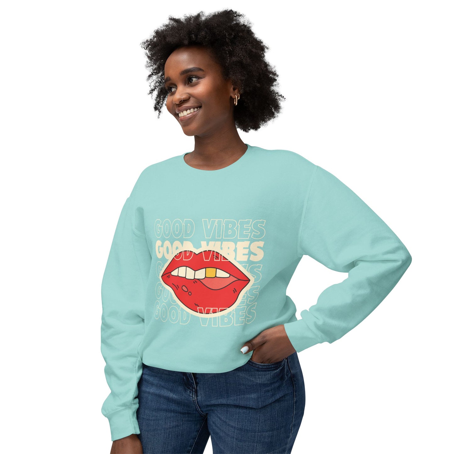 Good Vibes Lightweight Sweatshirt