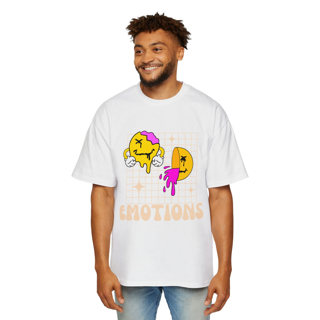 Summer emotions oversized heavy T-shirt