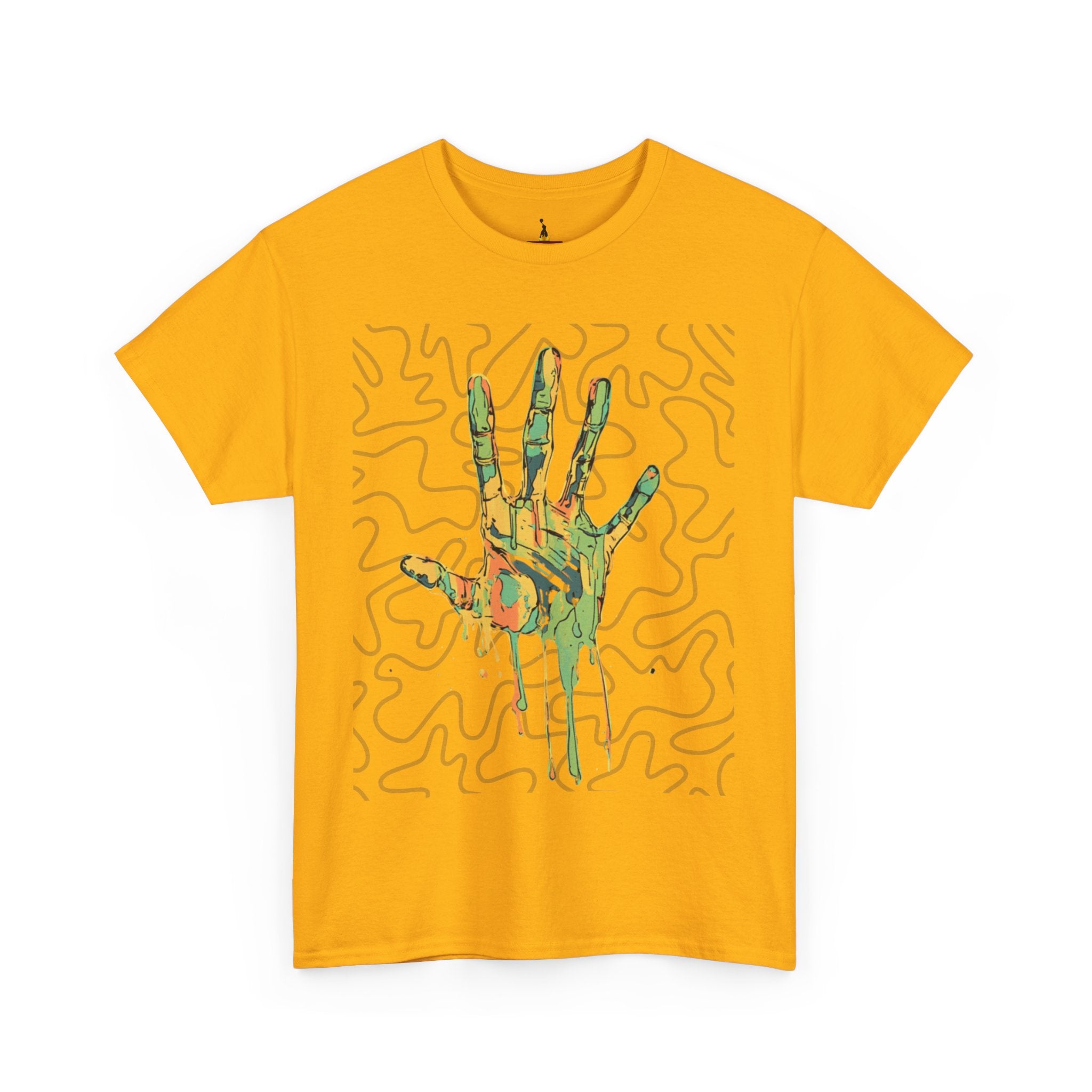 Vibrant Hand Art Tee 1