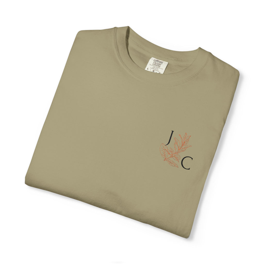 JC's Flower embordered T‑Shirt