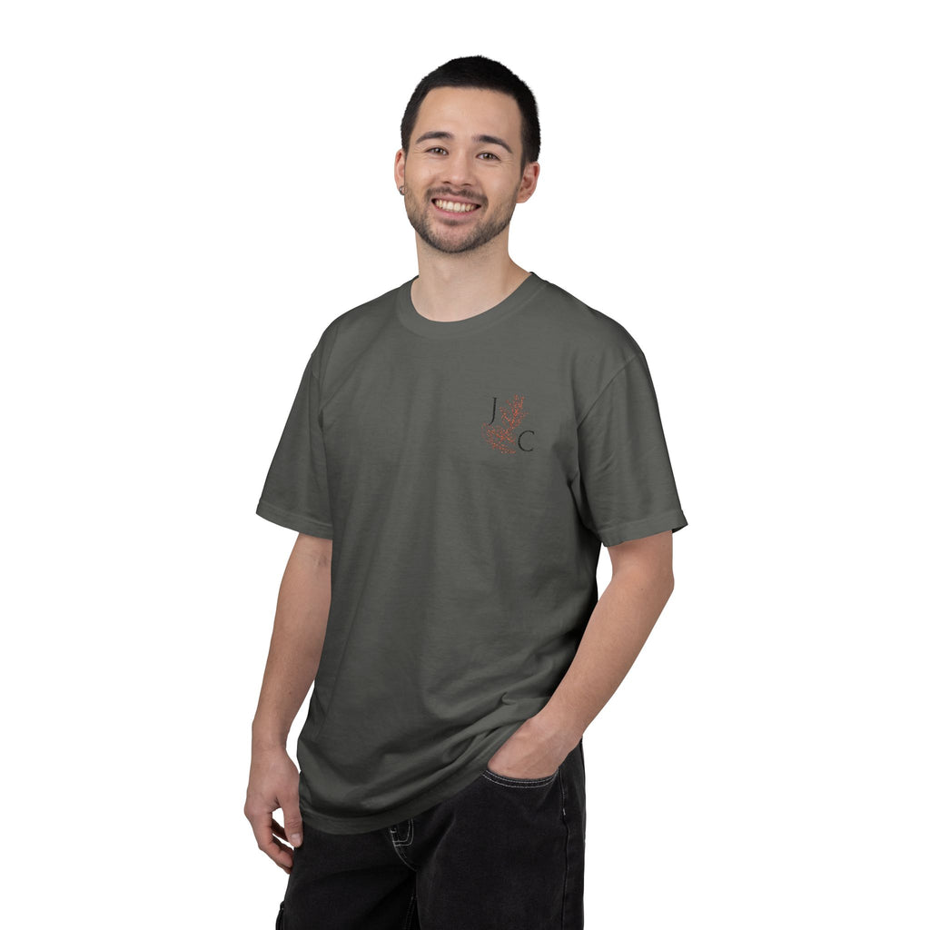 JC's Flower embordered T‑Shirt