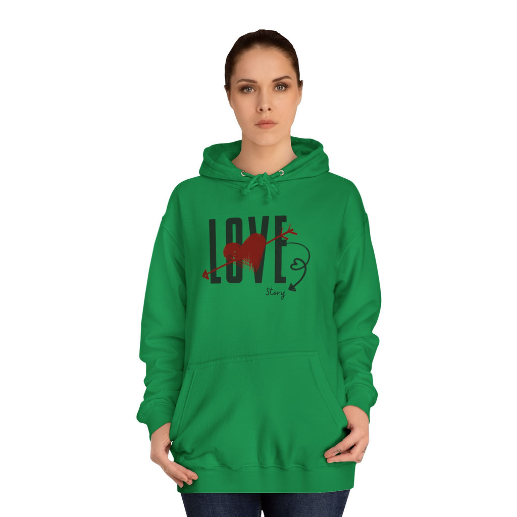 Love Heart Arrow Hoodie – Romantic College Pullover