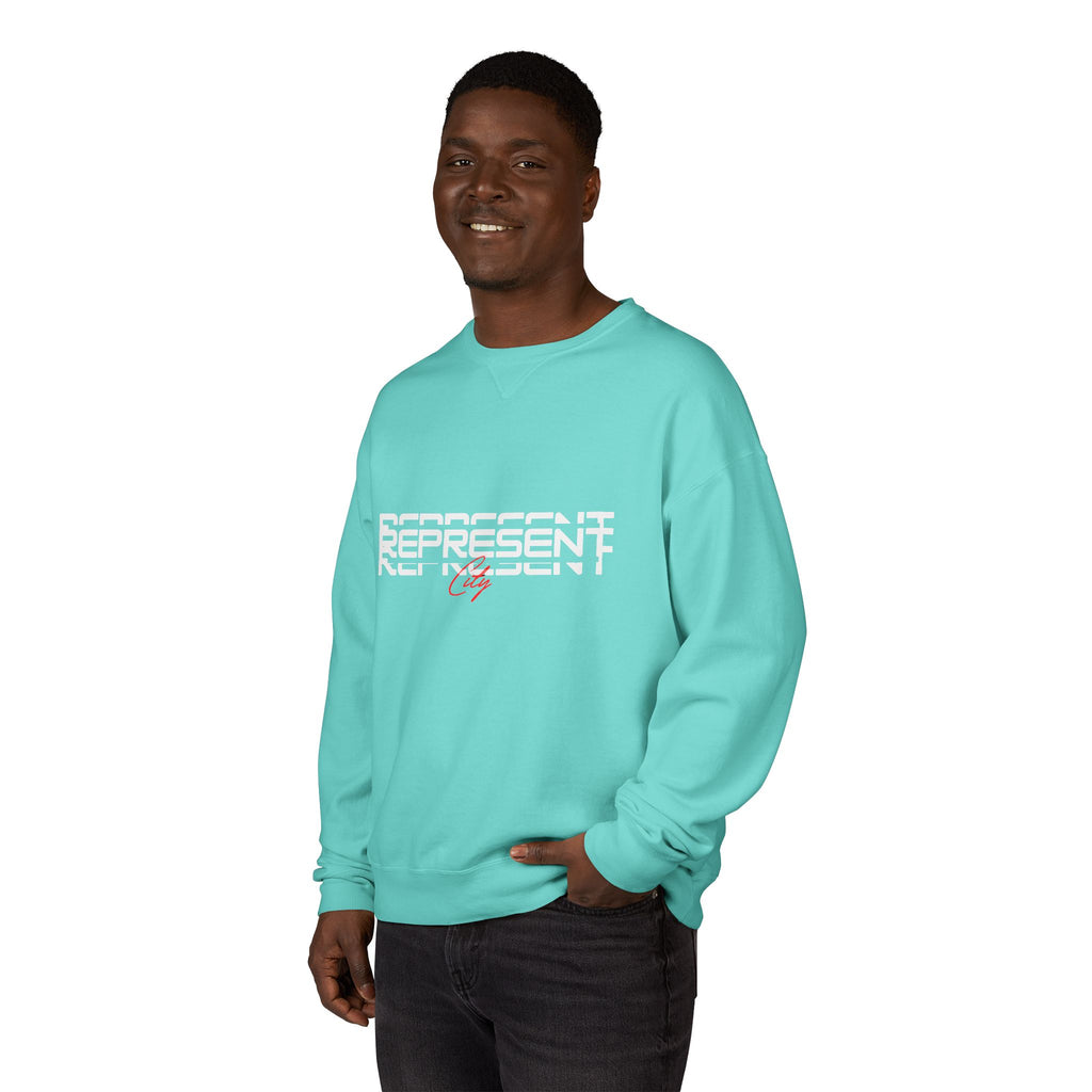 Trendy Unisex Graphic Sweatshirt - Represent Crewneck