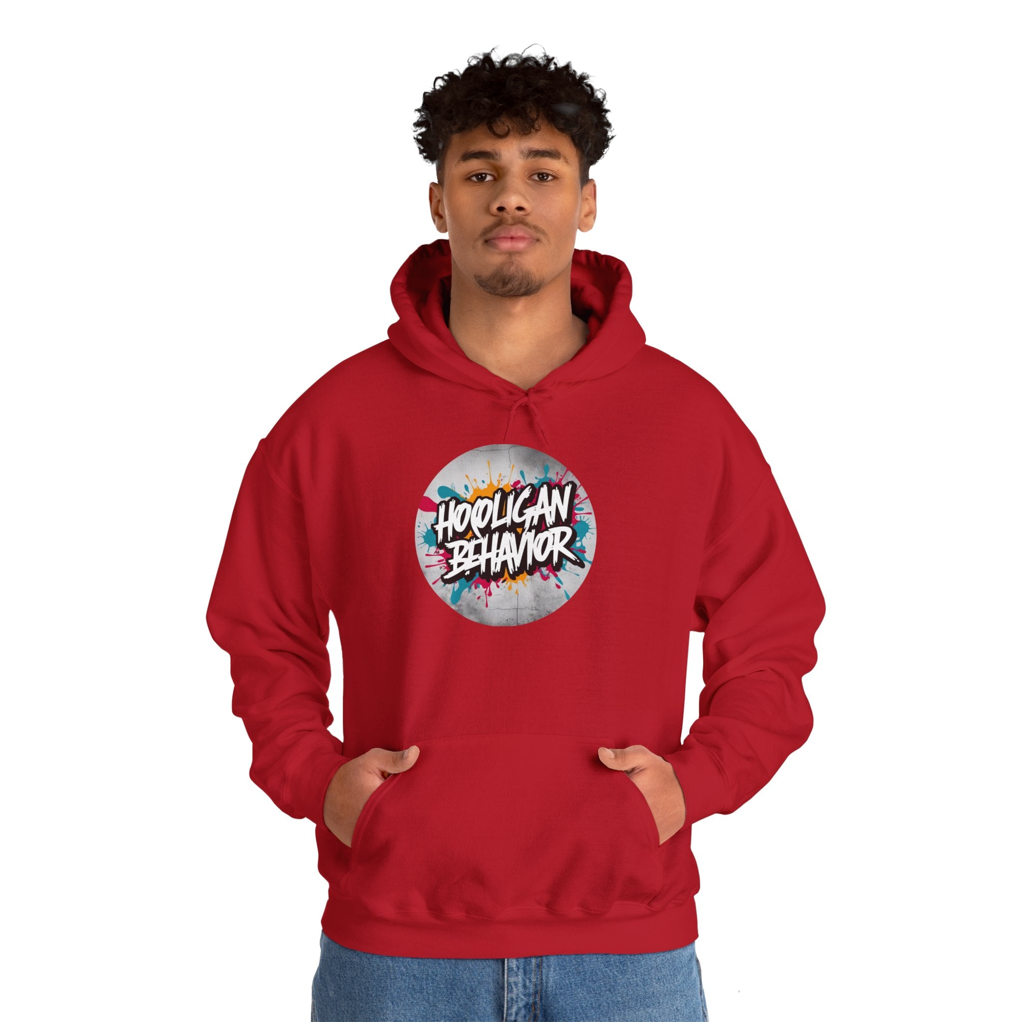 Hooligan Behavior Unisex Heavy Blend Hoodie - Comfortable Streetwear Sweatshirt