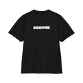 Analyze Graphic T‑Shirt — Minimalist White Short Sleeve