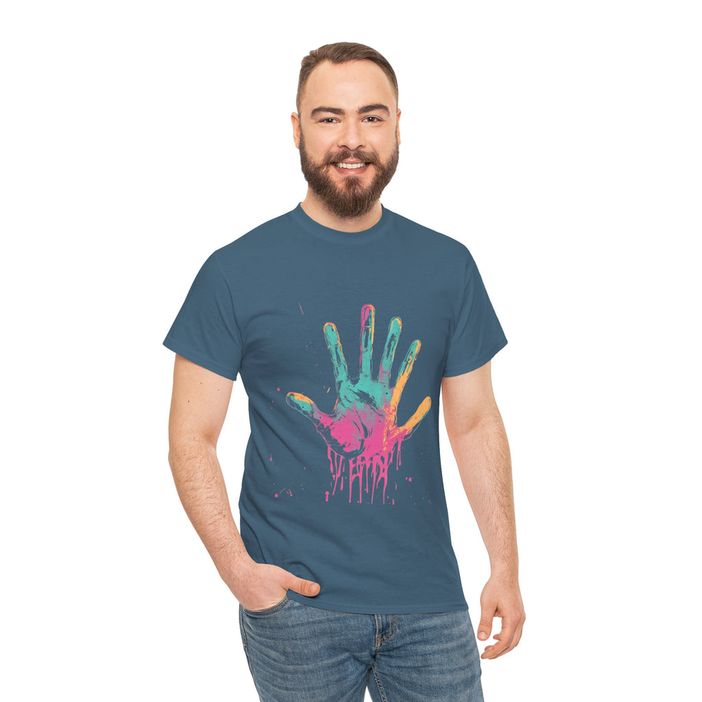 Vibrant Hand Art Tee 2