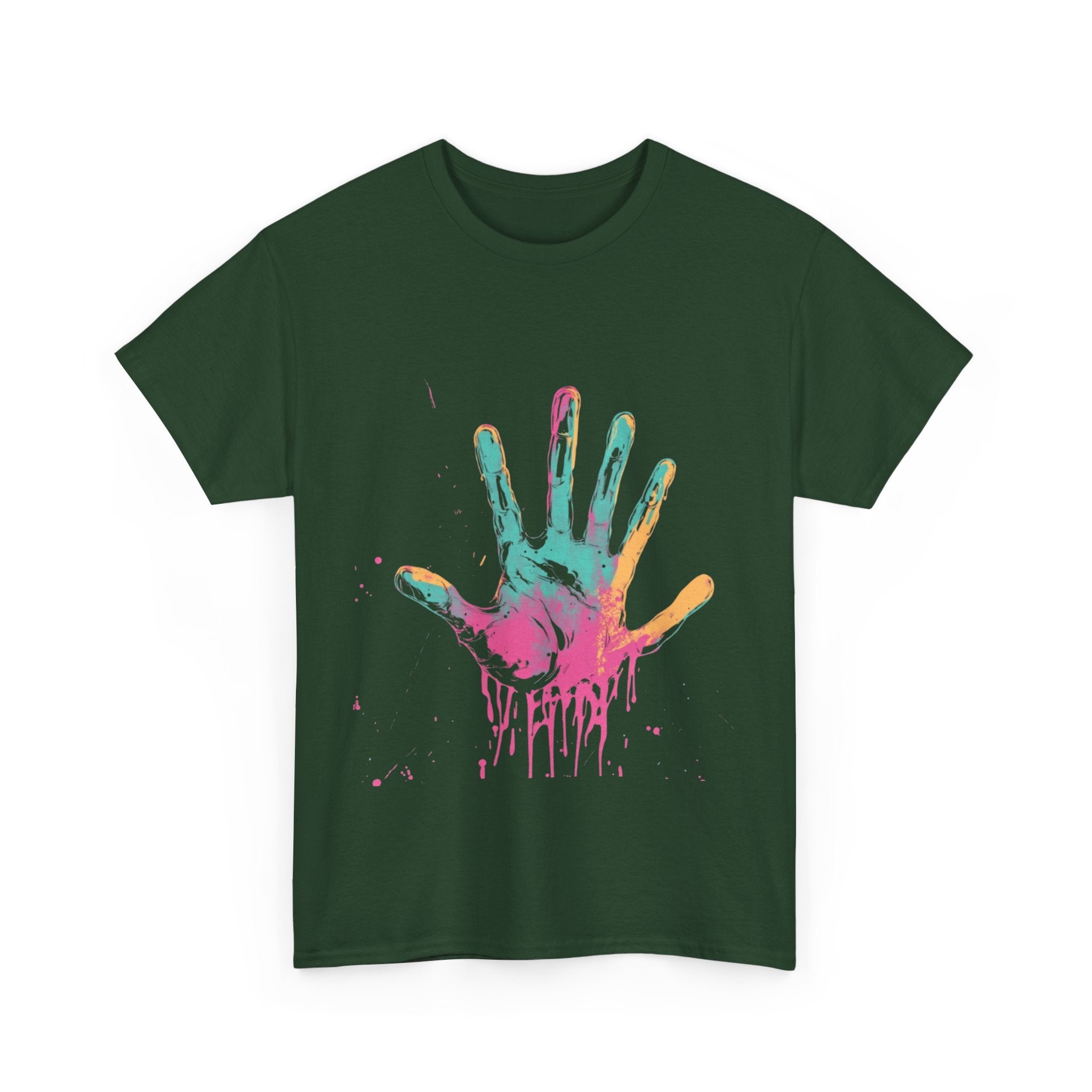 Vibrant Hand Art Tee 2