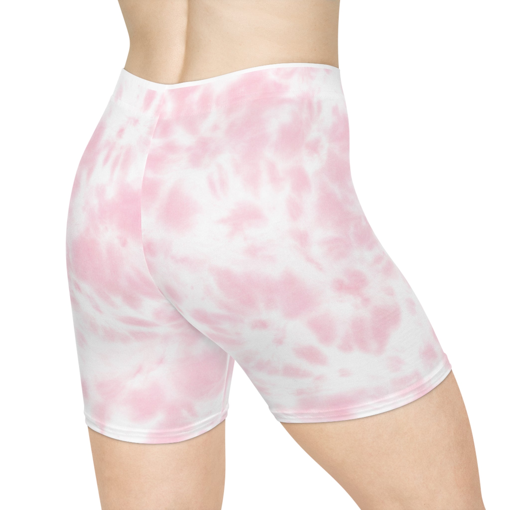 Trendy Tie-Dye Biker Shorts