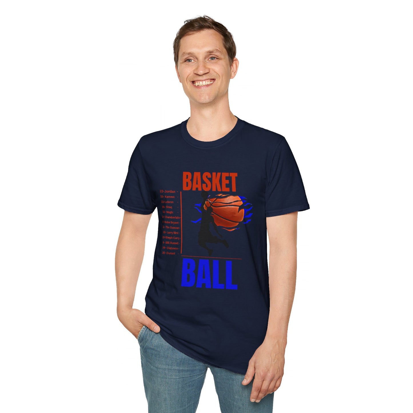 Basketball Greats Adult T-Shirt