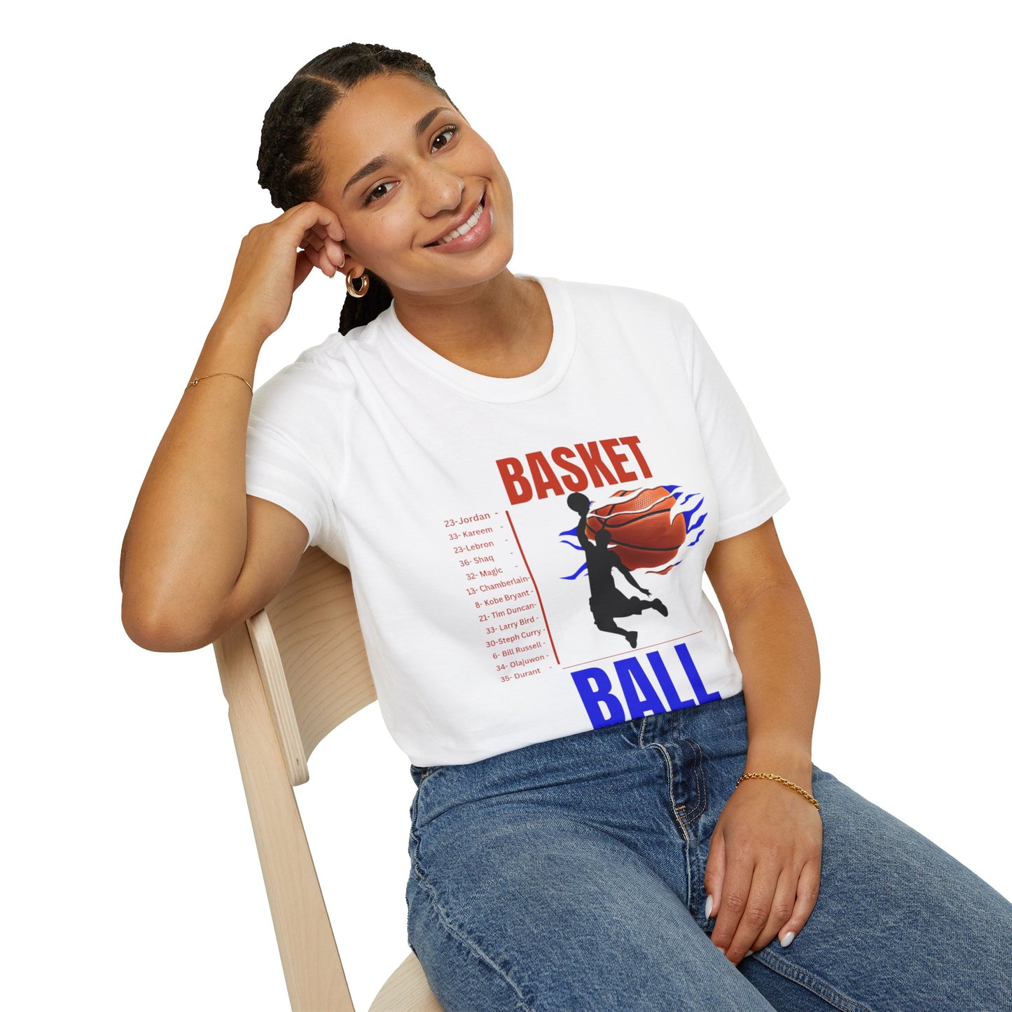 Basketball Greats Adult T-Shirt