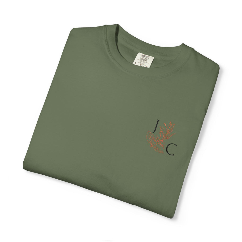 JC's Flower embordered T‑Shirt