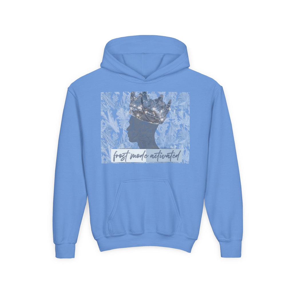 Youth Hoodie — "Frost Mode Activated" Graphic Sweatshirt