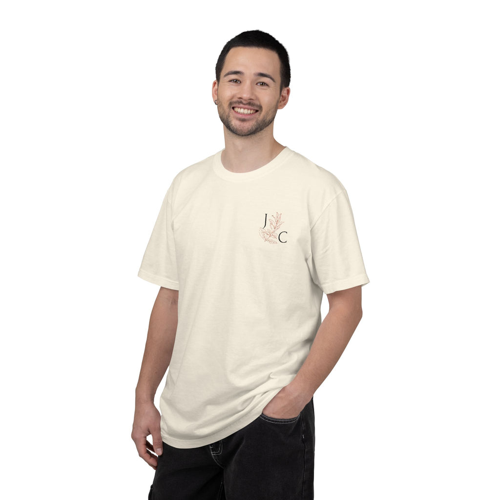 JC's Flower embordered T‑Shirt