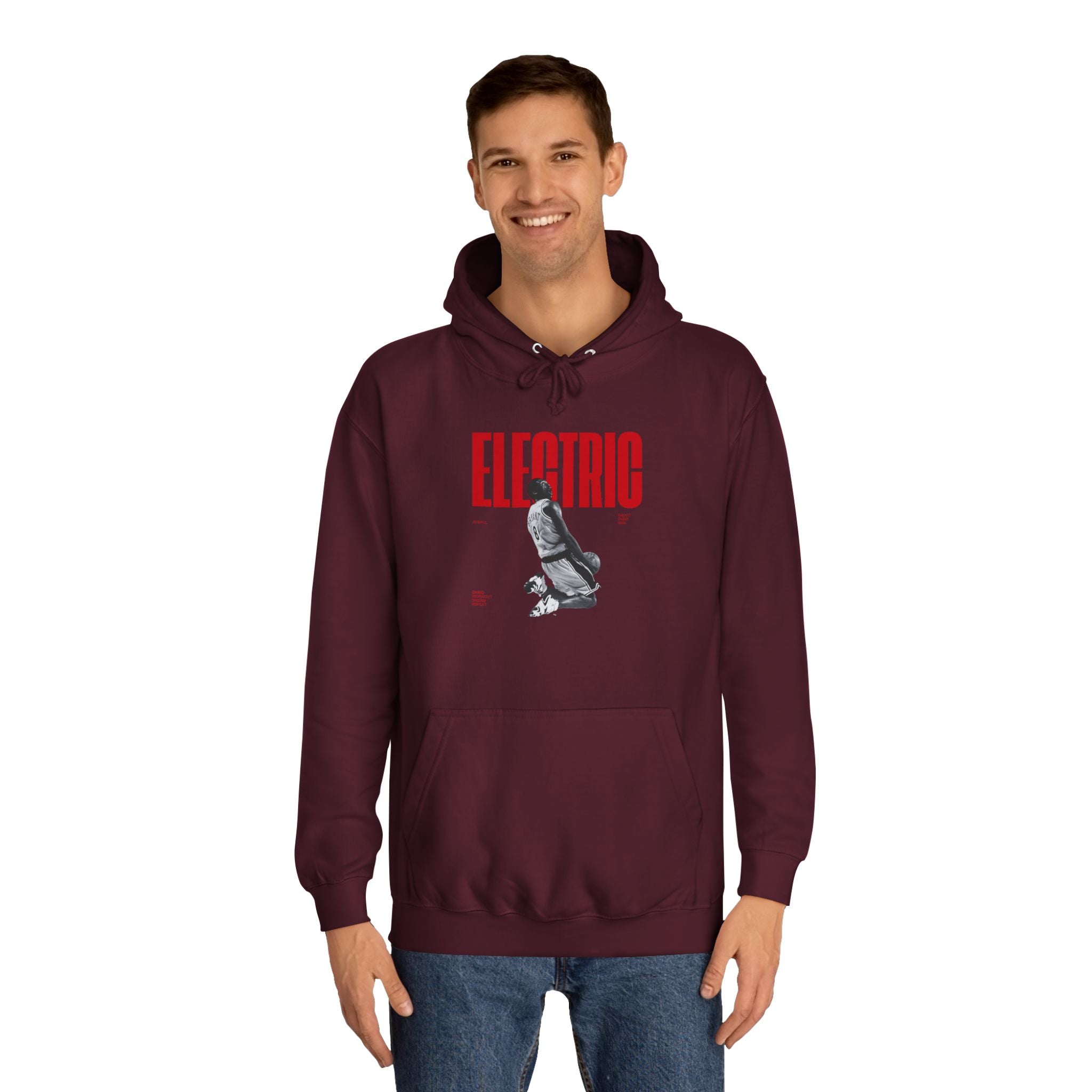 Electric Unisex College Hoodie