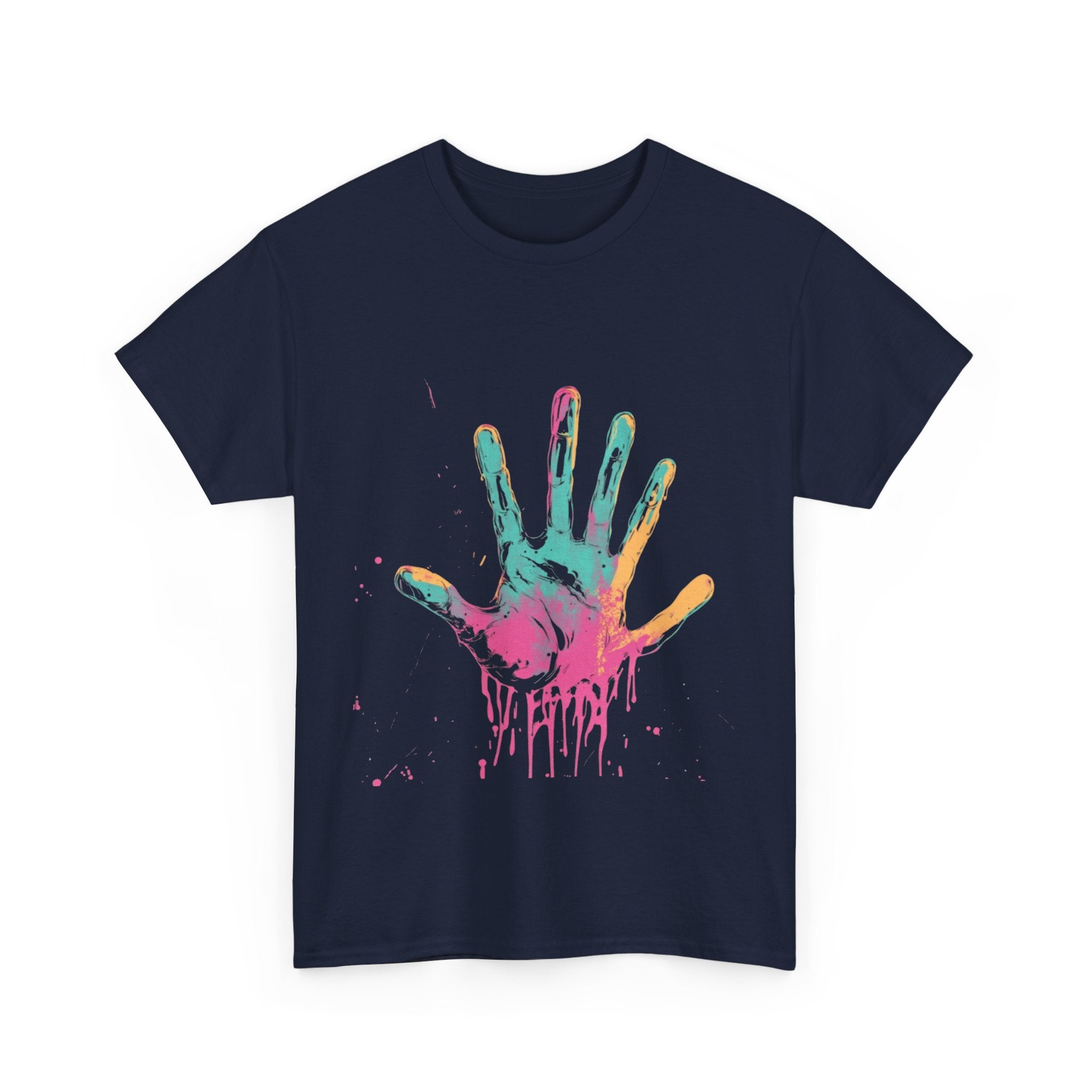 Vibrant Hand Art Tee 2