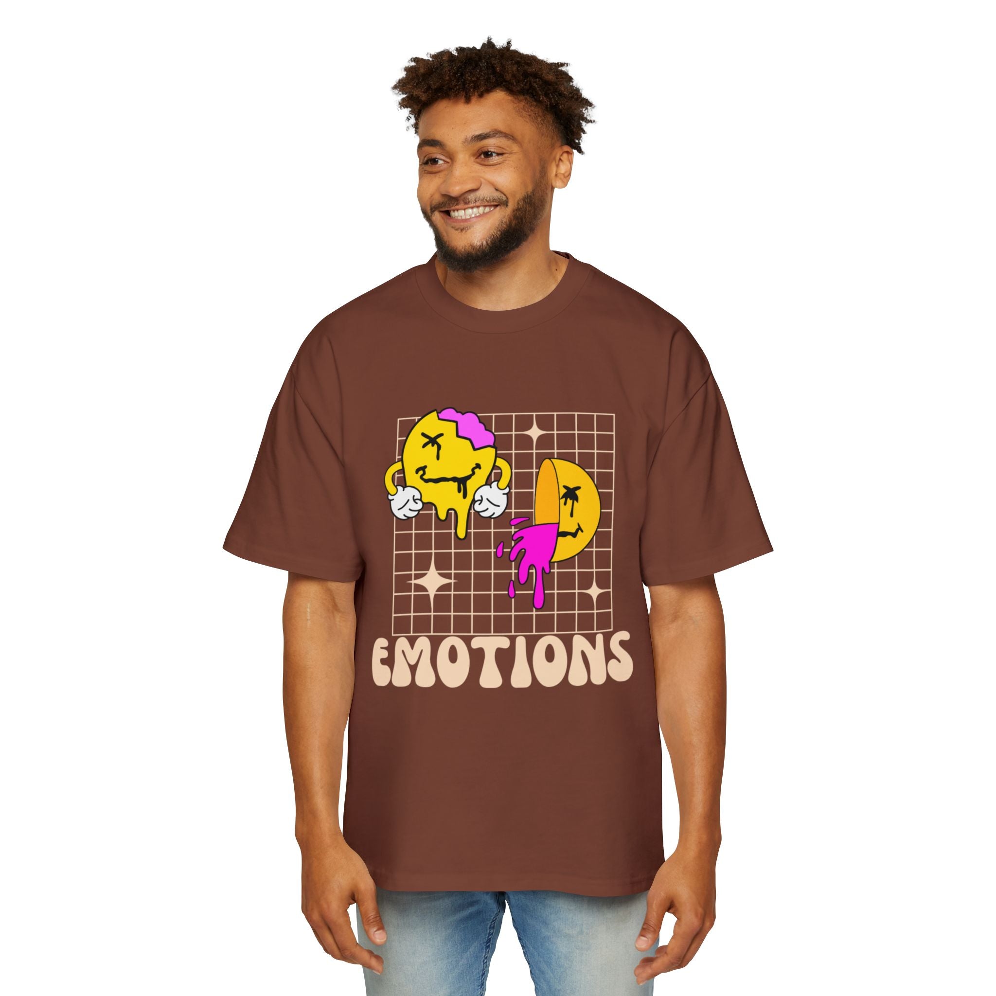 Summer emotions oversized heavy T-shirt