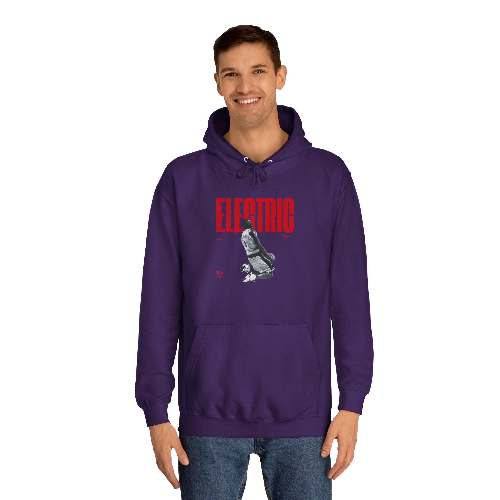 Electric Unisex College Hoodie