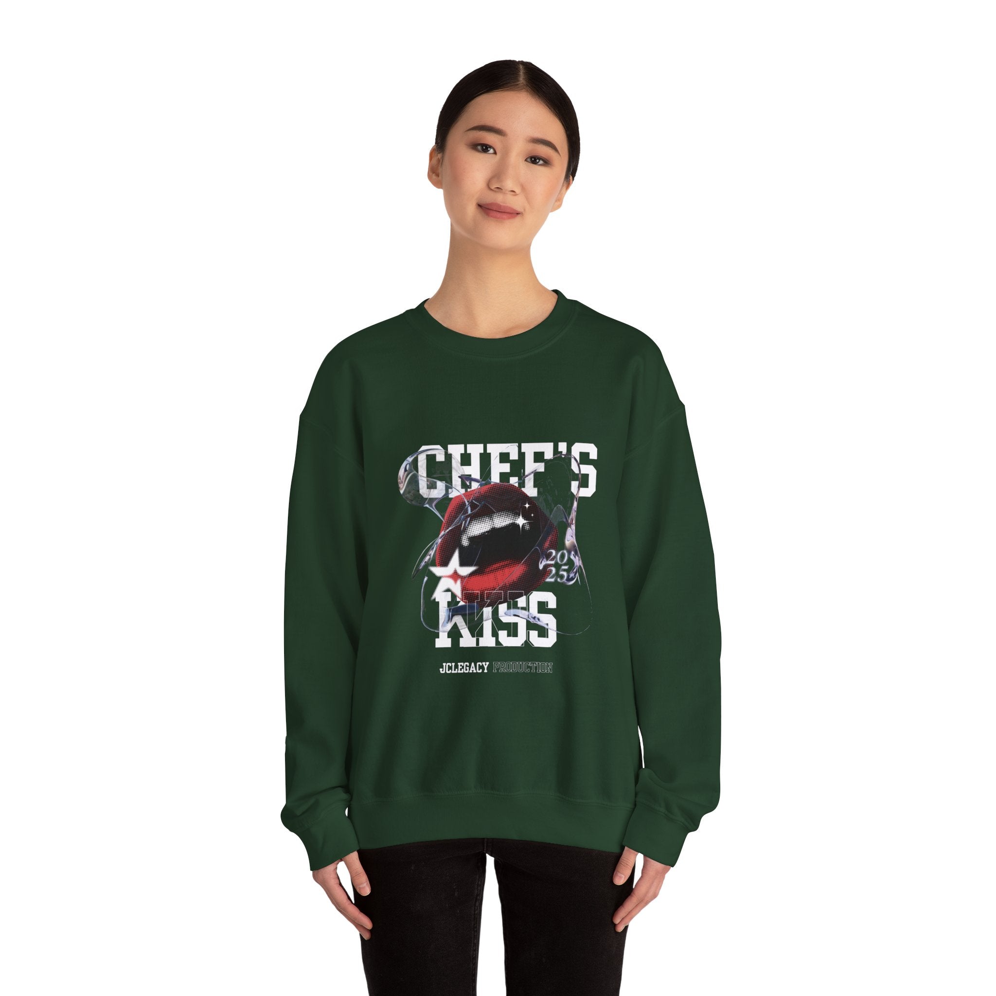 'Chef's Kiss' Unisex Crewneck Sweatshirt Graphic Pullover