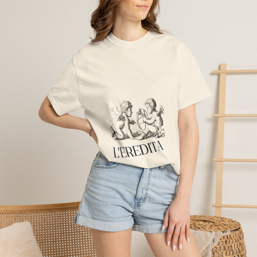 L'Eredità Vintage Cherubs Graphic T-Shirt