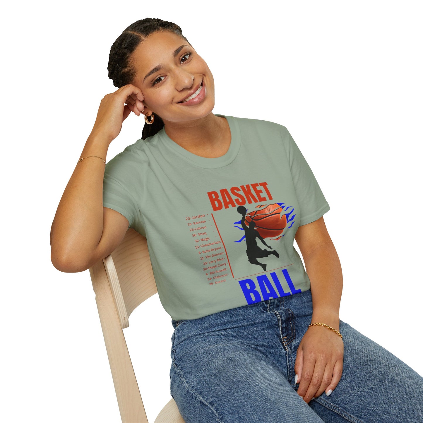 Basketball Greats Adult T-Shirt