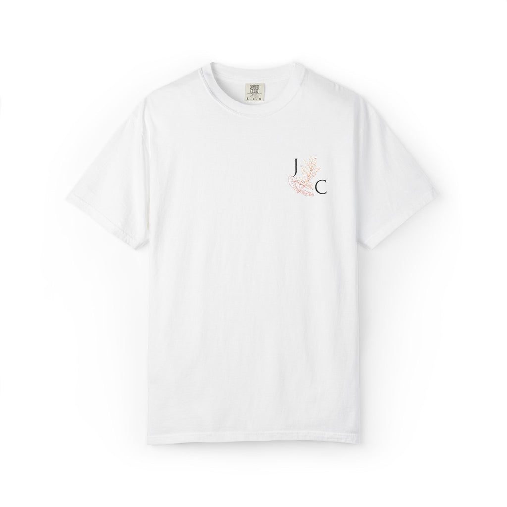 JC's Flower embordered T‑Shirt
