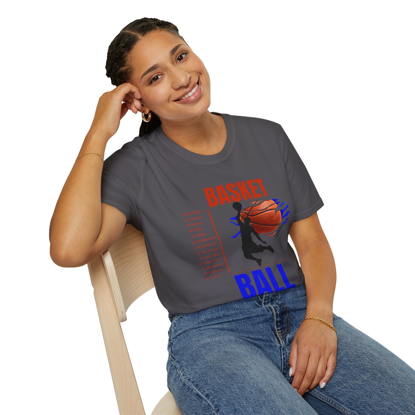 Basketball Greats Adult T-Shirt