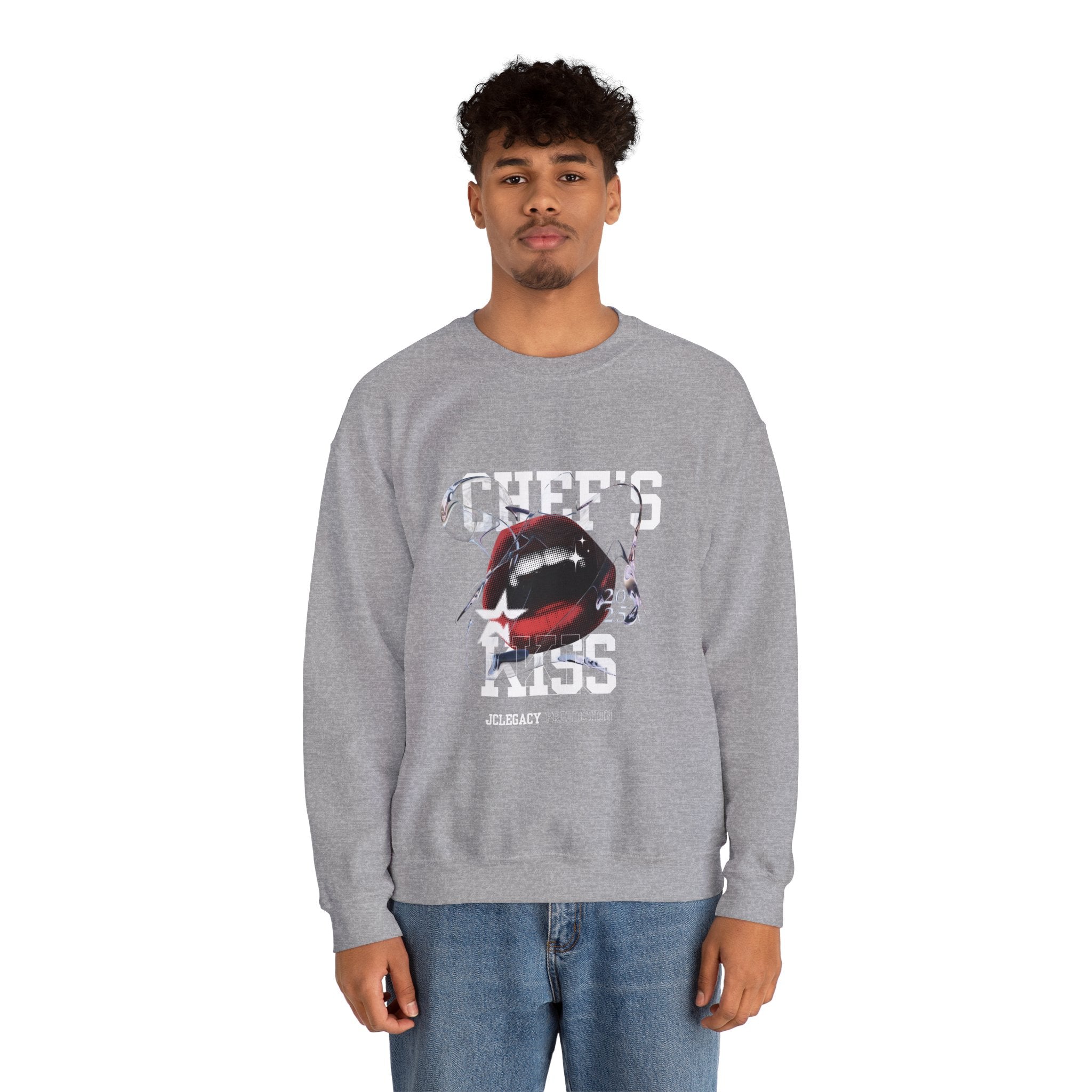 'Chef's Kiss' Unisex Crewneck Sweatshirt Graphic Pullover