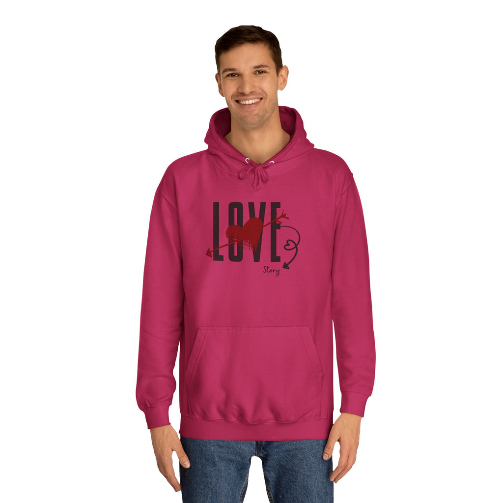 Love Heart Arrow Hoodie – Romantic College Pullover