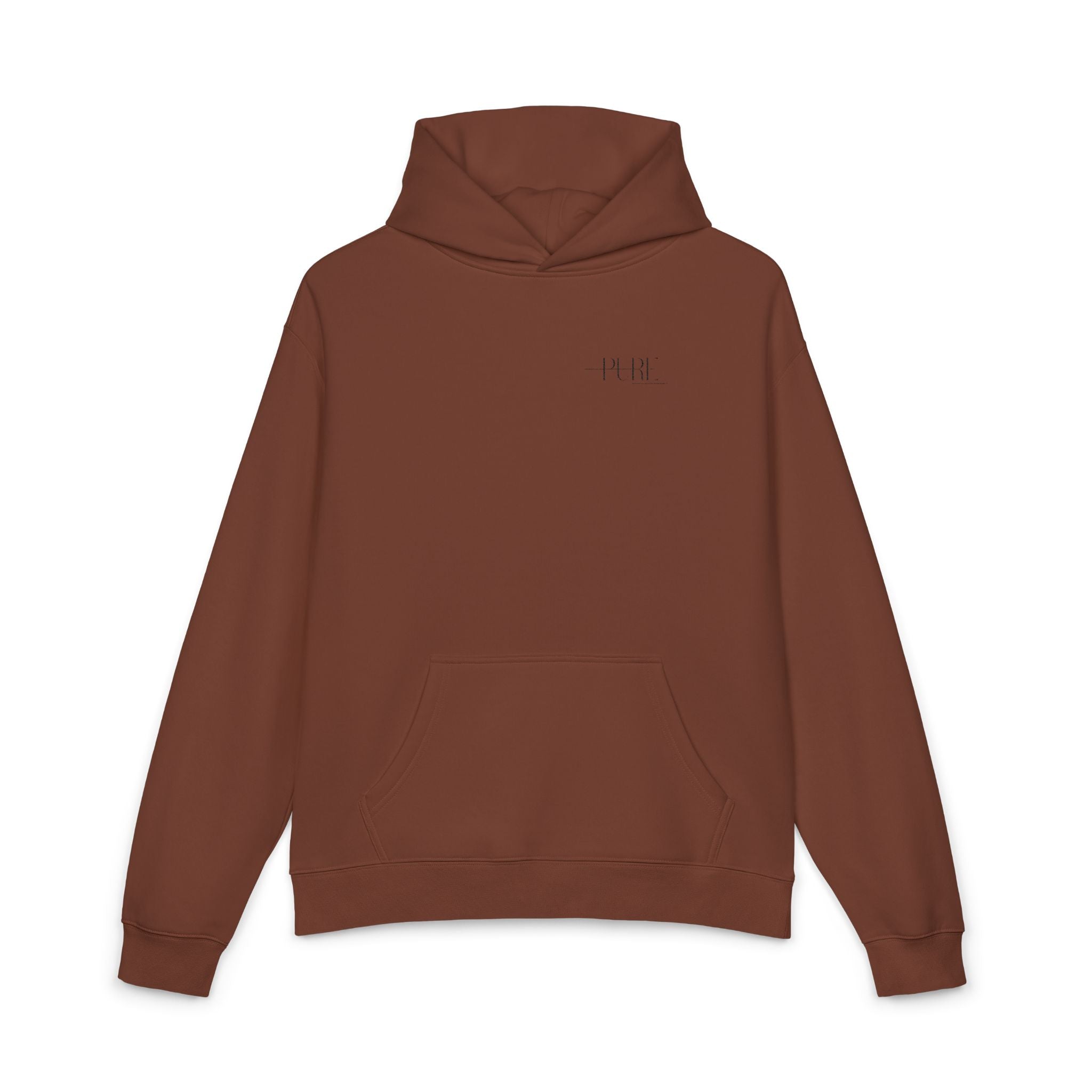 Minimal 'Relax' Embroidered Hoodie — Cozy Casual Pullover