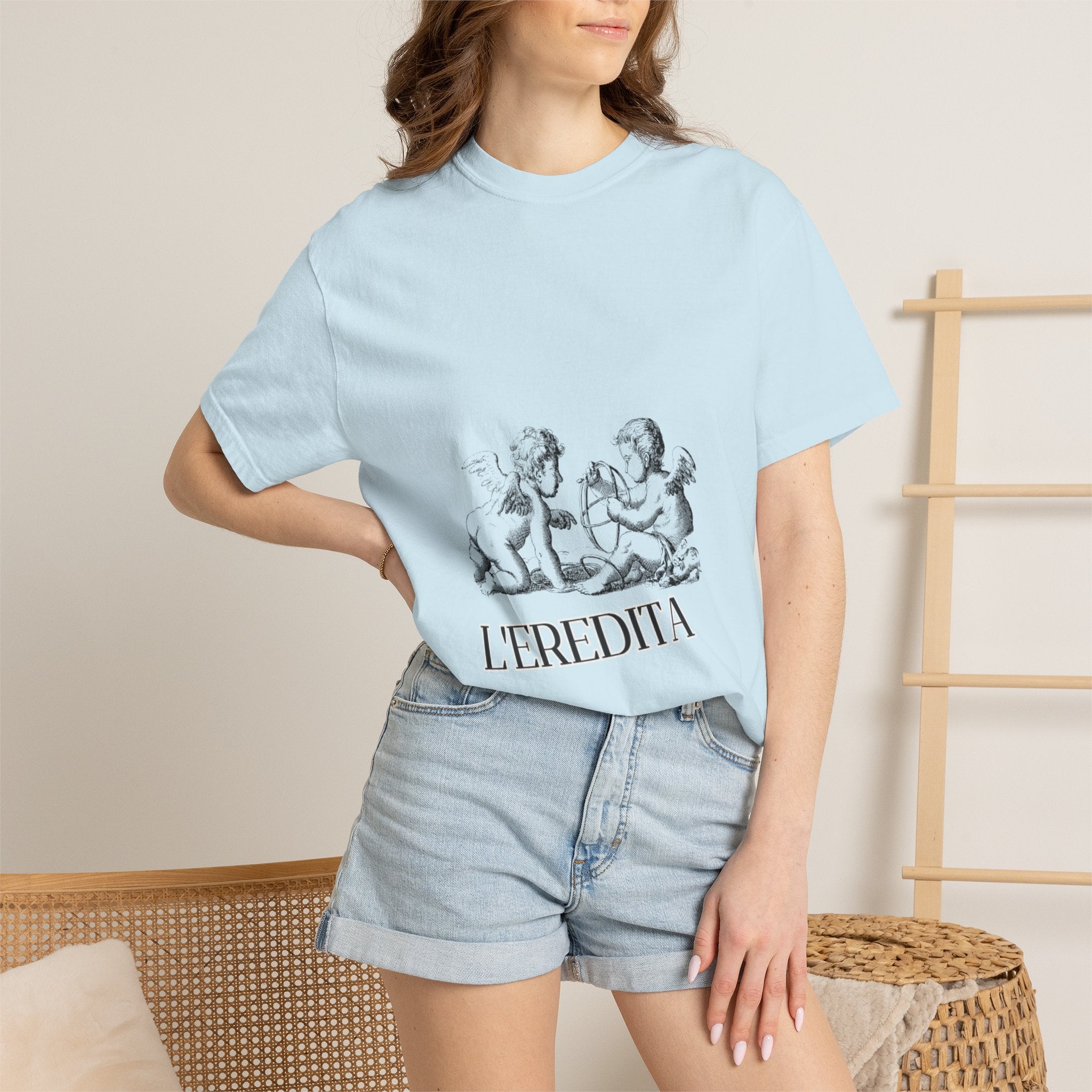 L'Eredità Vintage Cherubs Graphic T-Shirt