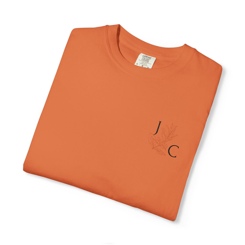 JC's Flower embordered T‑Shirt
