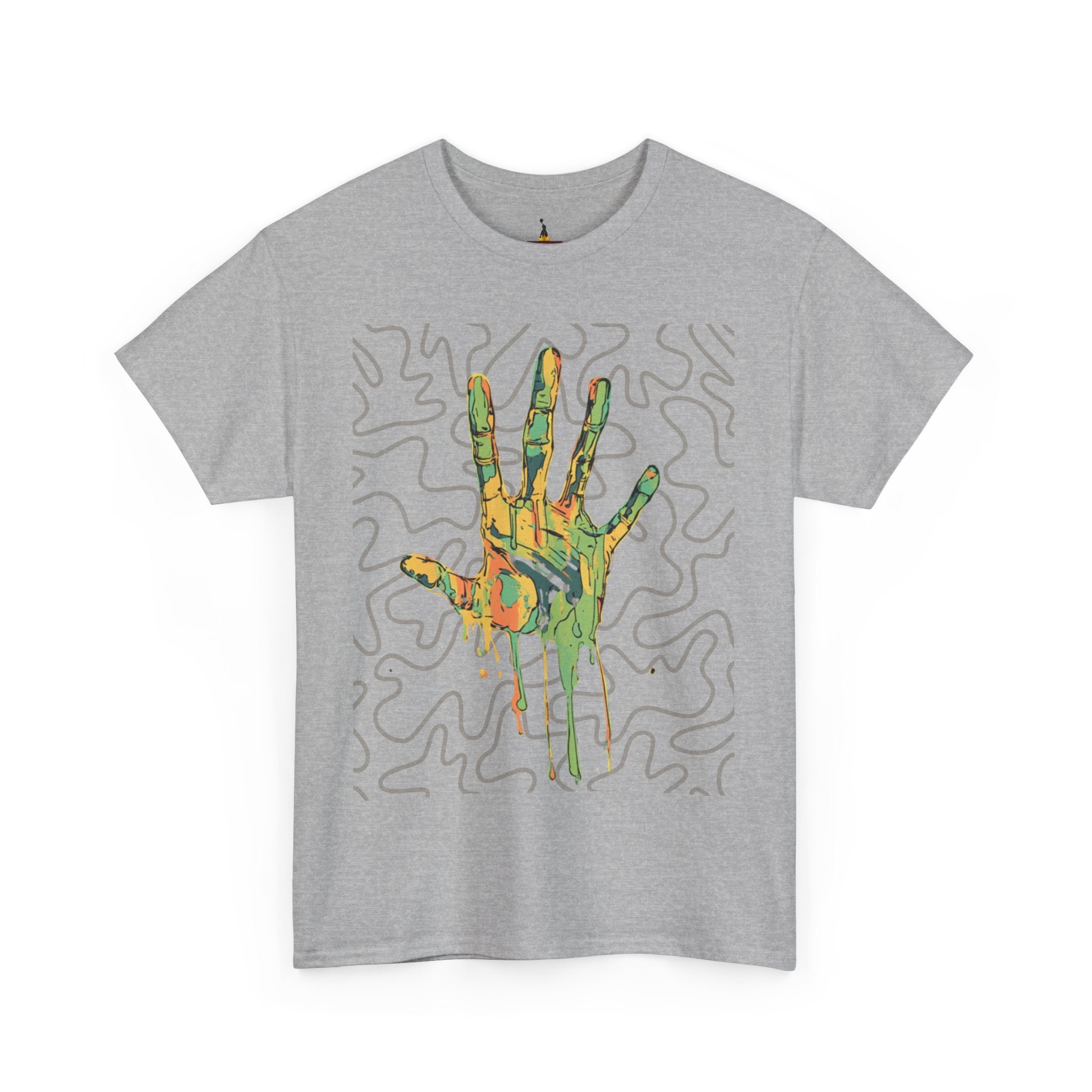 Vibrant Hand Art Tee 1