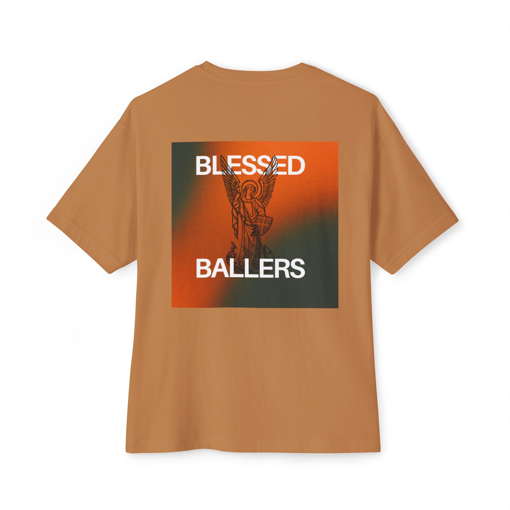 Unisex Oversized Boxy Tee - Blessed Ballers Graphic Shirt