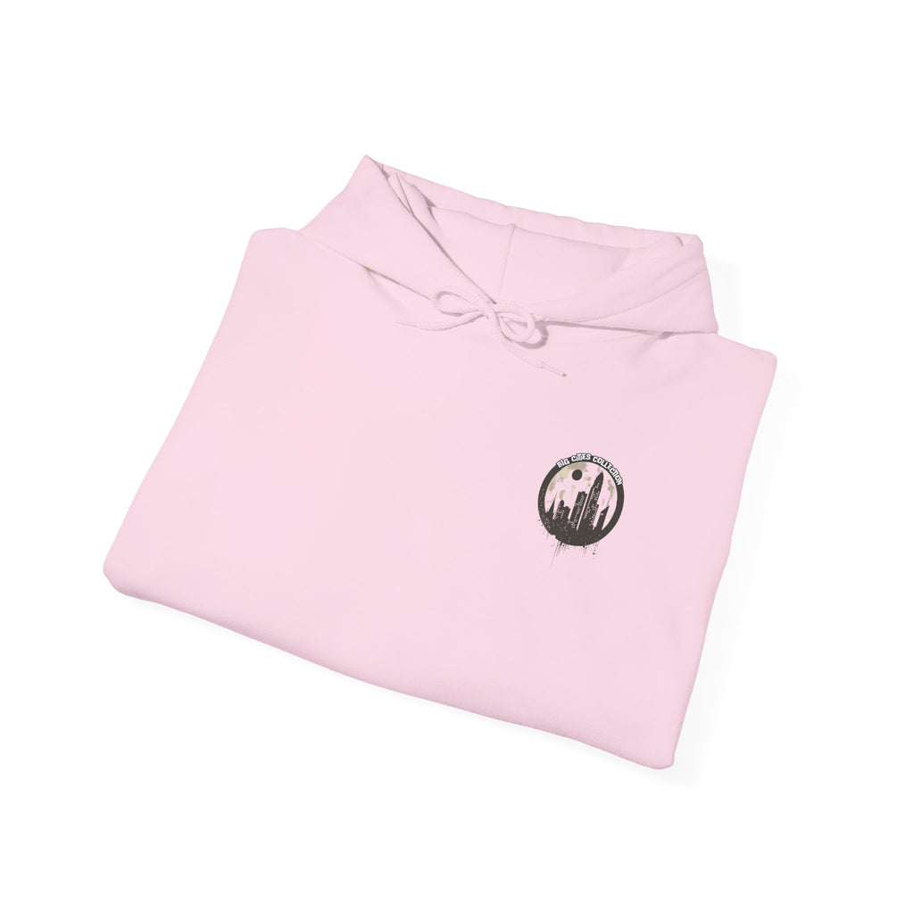 NYC Neon Lights Unisex Heavy Blend™ Hooded Sweatshirt - Cozy Urban Style