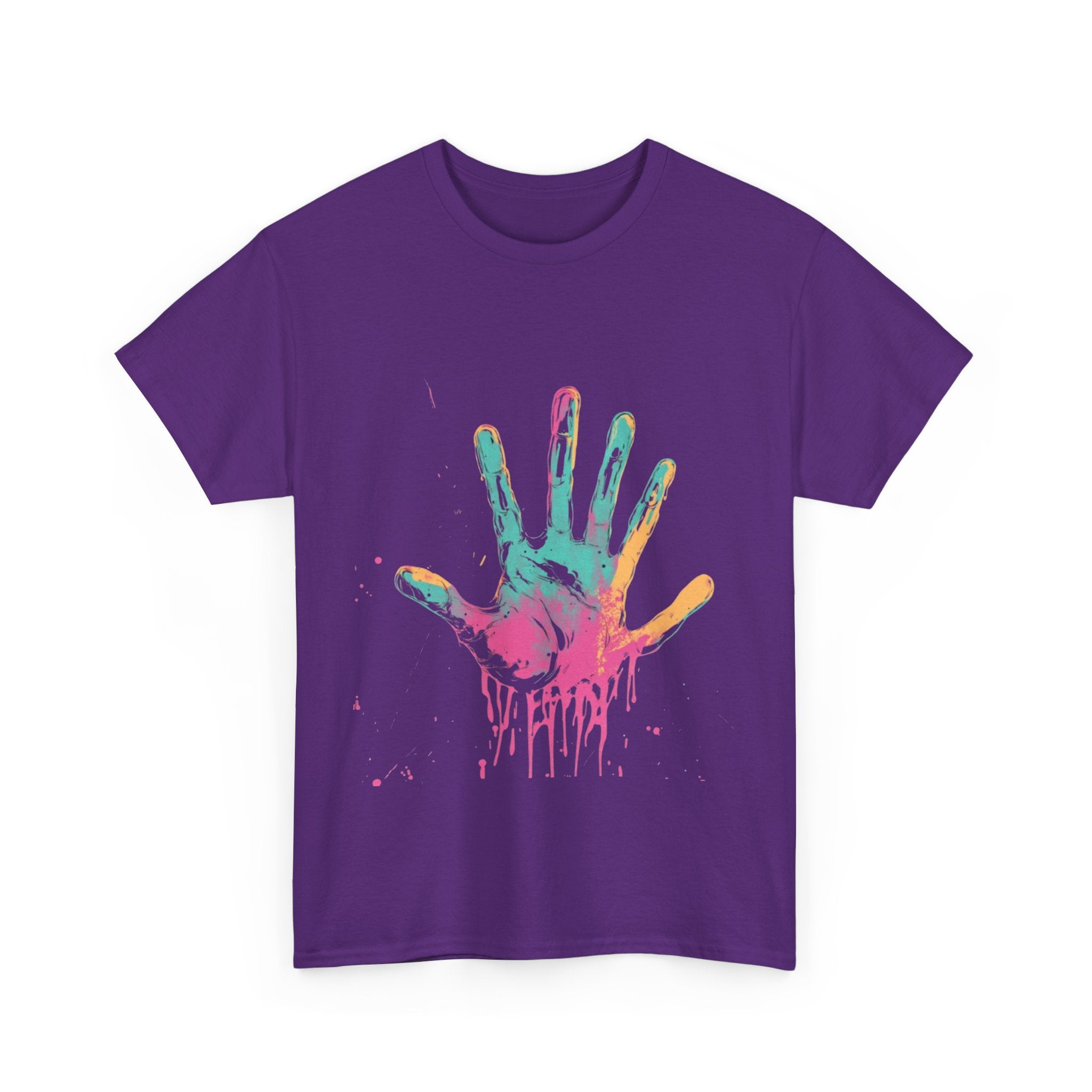 Vibrant Hand Art Tee 2