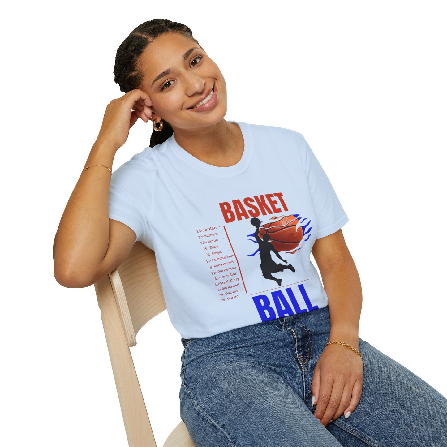 Basketball Greats Adult T-Shirt