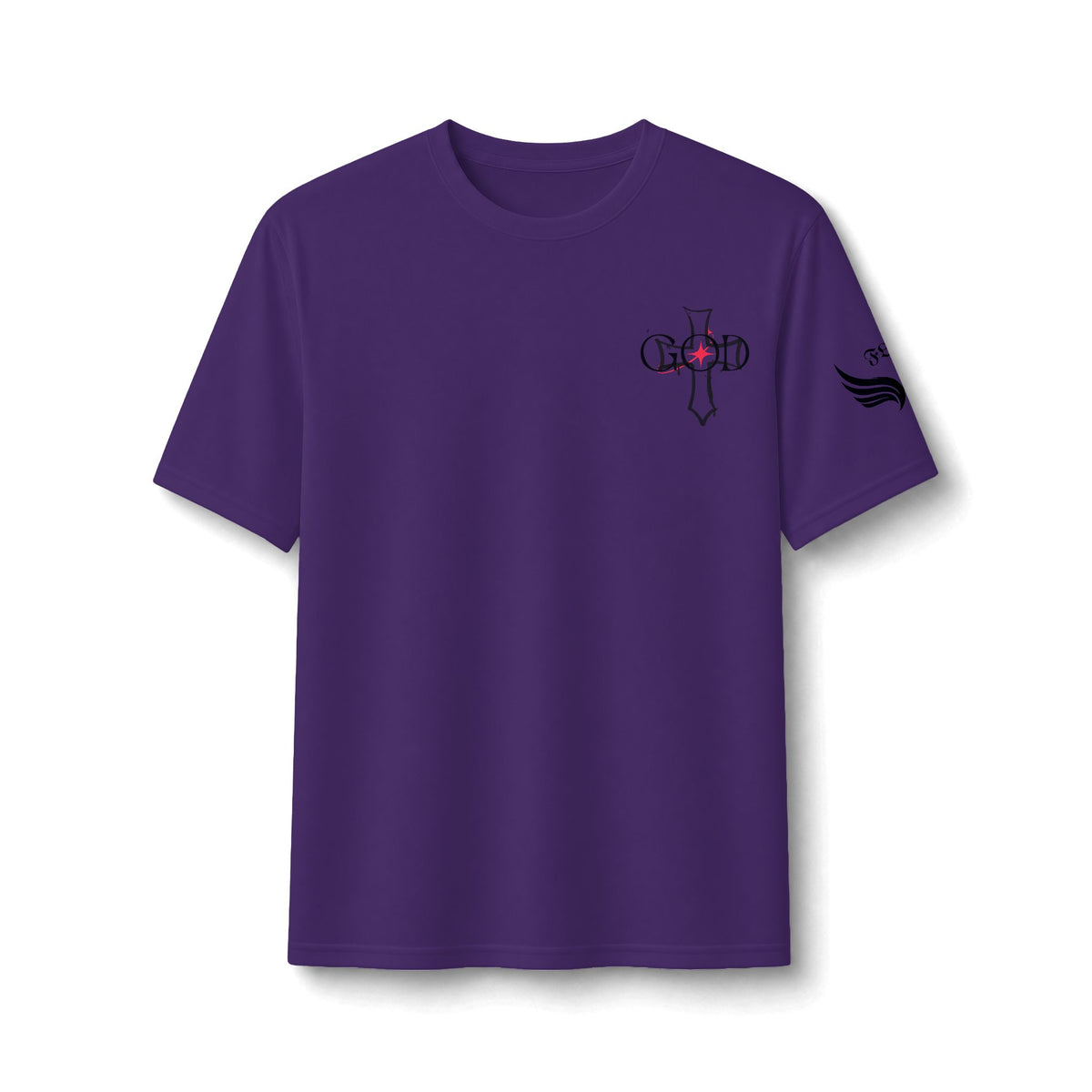 Performance Tee — 'Child' Cross Heart Minimalist Athletic Shirt