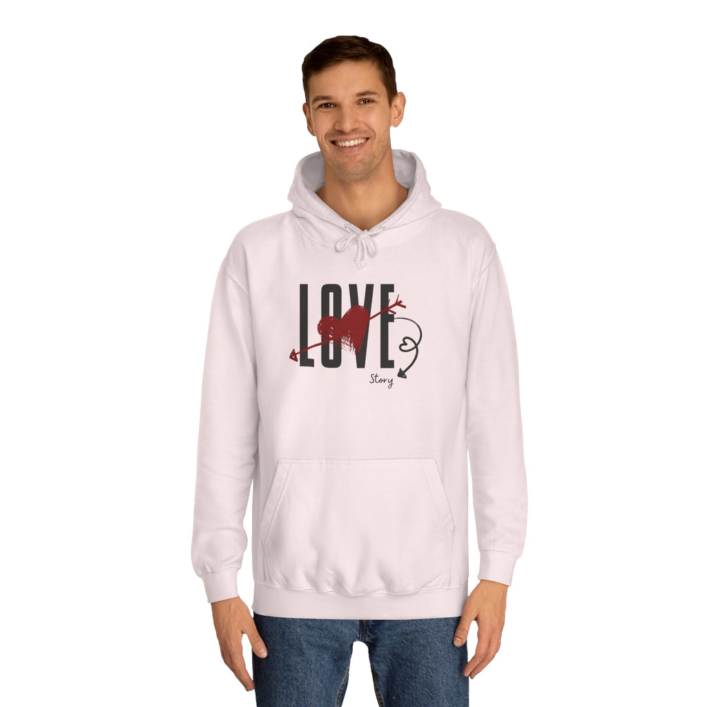 Love Heart Arrow Hoodie – Romantic College Pullover