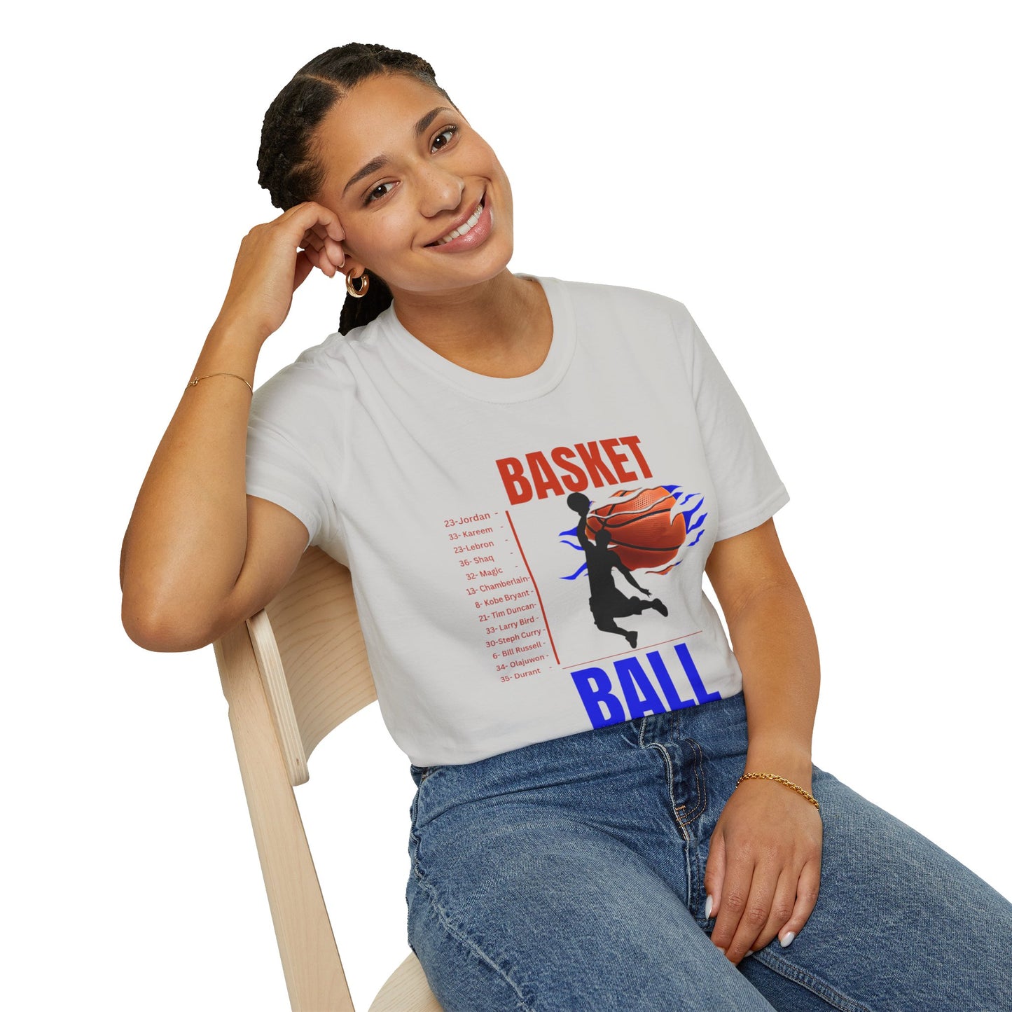 Basketball Greats Adult T-Shirt