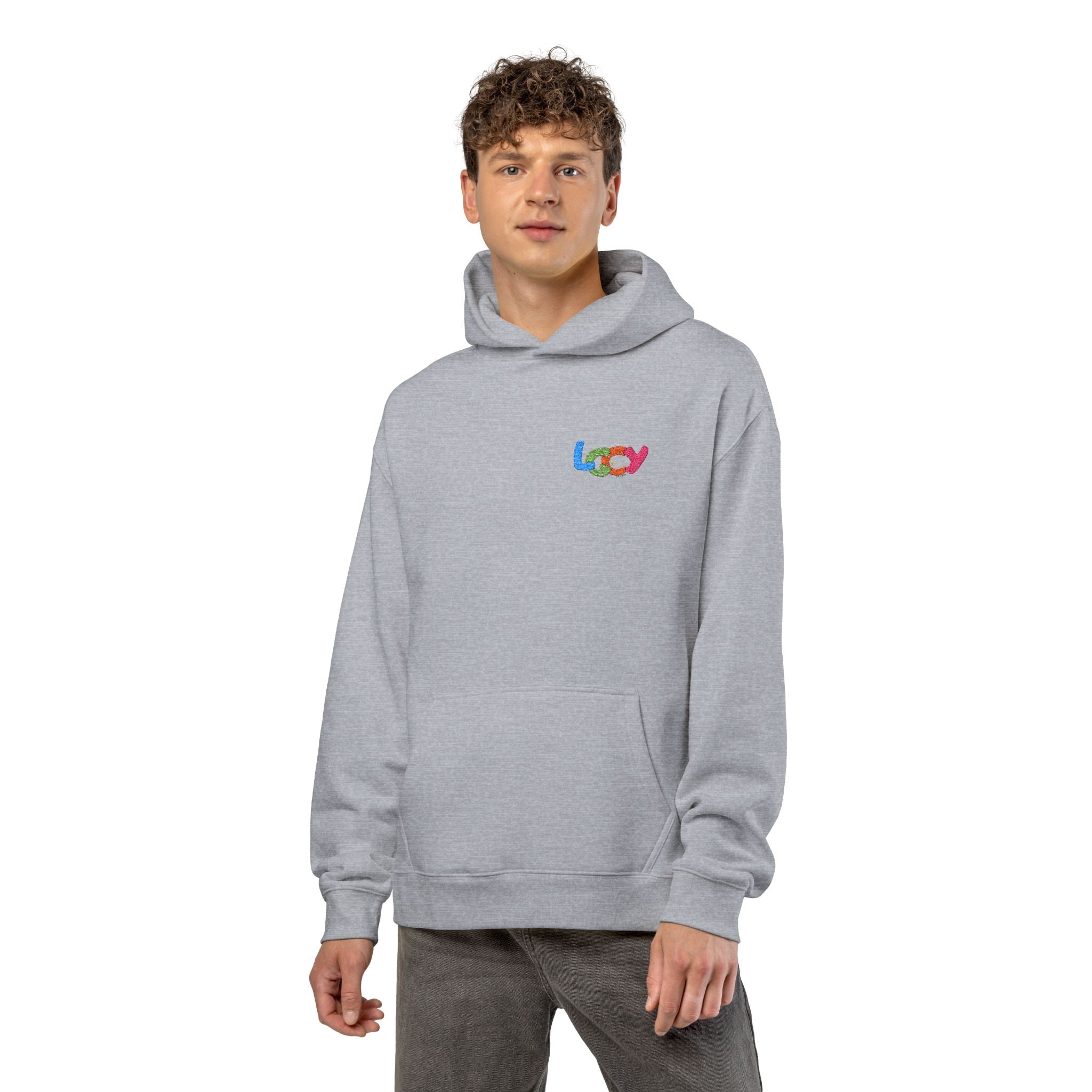 Hoodie — 'LGCY' Colorful Logo Relaxed Pullover